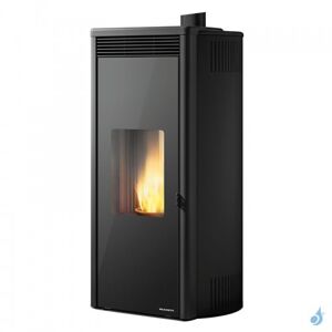 Poele a granules canalisable Palazzetti Isabel 12 US Pro 2 Puissance 12.2kW Ecofire Sortie Fumee Superieure