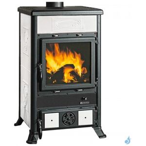 La Nordica Extraflame Poele a bois La Nordica Rossella R1 BII  Puissance 8.8kW Sortie Fumee Superieure