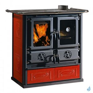 La Nordica Extraflame Cuisiniere a bois La Nordica Rosetta BII Puissance 7.2kW Sortie Fumee Superieure Droite