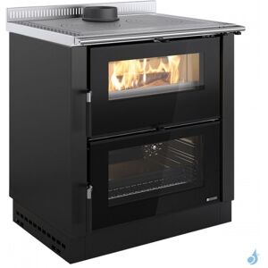 La Nordica Extraflame Cuisiniere a bois encastrable La Nordica Verona XXL Puissance 7.0kW Sortie Fumee Superieure ou Posterieure