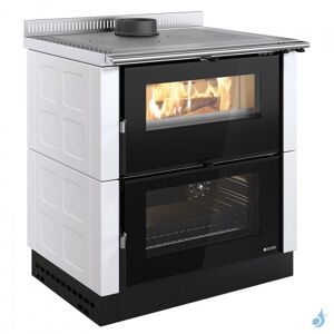 La Nordica Extraflame Cuisiniere a bois encastrable La Nordica Verona XXL Maiolica Puissance 7.0kW Sortie Fumee Superieure ou Posterieure