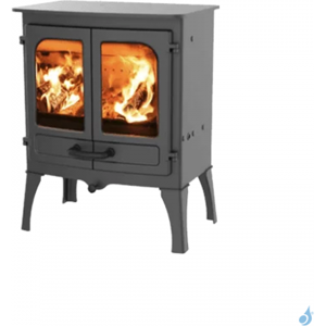 Poele a bois Charnwood Island I sur pieds hauts Puissance 5kW