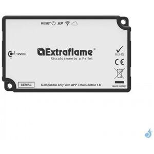 La Nordica Extraflame Module WiFi Étiquette Blanche pour poêle à pellets Extraflame Réf 9278442