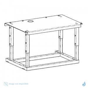 EDILKAMIN Chevalet réglable pour foyer à granulés Edilkamin Pellkamin 12 Evo/Pellkamin2 12