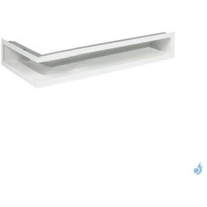 Grille d'angle KEMP Soho Blanc ou Noir 700 x 300 mm