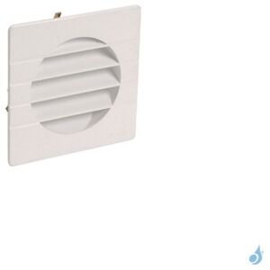 Condizionati Grille d'aeration exterieure clipsable PVC Sable ou Blanc Ø80 a Ø125 mm