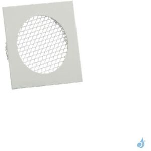 Condizionati Grille murale d'aeration exterieure Alu Blanc 70x70 mm Ø60 mm