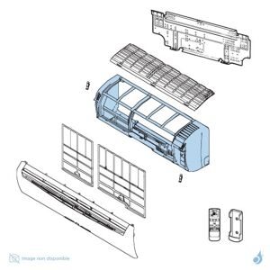 Corps Avant pour climatisation murale Atlantic Fujitsu LDC Ref. 891533