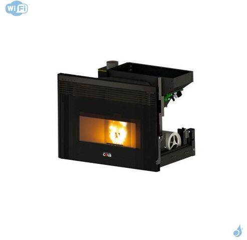 Insert à granulés ventilé Anselmo Cola Top Fire 70 Slim Puissance 8.62kW A+