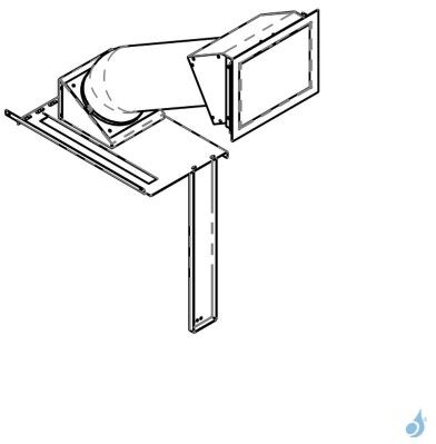 Anselmo Cola Kit de chargement pellet par trappe frontale/latérale pour insert Top Fire 80 canalisable