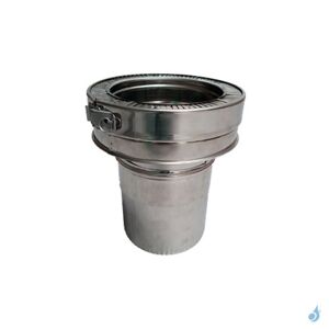 Reduction conique vers conduit emaille ou inox Poujoulat Inox 304