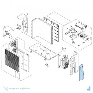 Cache Raccords pour groupe exterieur Atlantic Fujitsu Ref. 897559