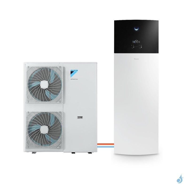 Daikin Pompe à chaleur DAIKIN Altherma 3 H F moyenne température gaz R-32 taille 11 EPGA11DV + EAVZ16S23D6V 11kW ECS 230L A++