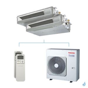 Climatisation bi-split Toshiba Gainable compact 7.5kW taille 07 + 24 - RAS-M07/24U2DVG-E + RAS-3M26U2AVG-E