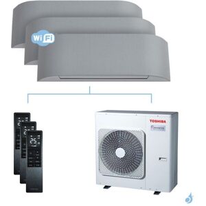 Climatisation tri-split Toshiba Haori 10kW taille 10 + 10 + 10 - RAS-B10/10/10N4KVRG-E + RAS-5M34U2AVG-E