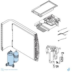 Compresseur pour unite exterieure Atlantic Fujitsu Ref. 897050