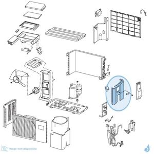 Facade Droite pour unite exterieure Atlantic Fujitsu AOYS09/12LDC Ref. 891539