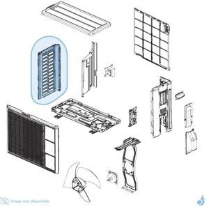 Facade Gauche pour unite exterieure Atlantic Fujitsu Ref. 898442