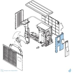 Facade Droite pour unite exterieure Atlantic Fujitsu AOYV09/12LAC Ref. 897286