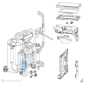 Silencieux pour unite exterieure Atlantic Fujitsu Ref. 898245