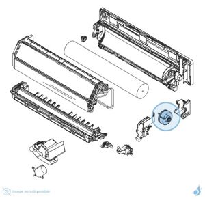 Moteur Ventilation pour climatisation Atlantic Fujitsu ASYG7/9/12KMCC Ref. 892508