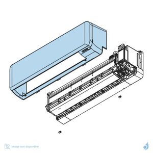 Corps Avant Complet pour climatisation Atlantic Fujitsu ASYG18-24KMT Ref. 897925