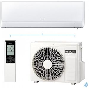 Climatisation HITACHI Takai 3.5kW RAK-35RXE + RAC-35WXE Mono Split Mural PAC air-air Inverter Silencieuse Gaz R32