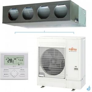 Climatiseur Fujitsu gainable KMLA 12.1kW ARXG45KMLA + AOYG45KRTA 3Ph Performance Monosplit pour application commerciale