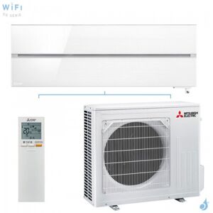 Mitsubishi Electric Climatiseur Mono split MITSUBISHI MSZ-LN50VG2V + MUZ-LN50VG2 5.0kW MSZ-LN Blanc WiFi PAC Inverter Design de Luxe Silencieuse