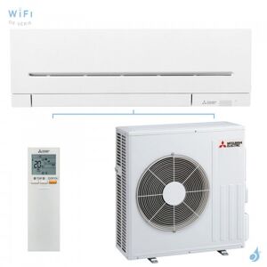 Mitsubishi Electric Climatisation Mono Split MITSUBISHI MSZ-AP VGK 7.1kW - MSZ-AP71VGK + MUZ-AP71VG Mural Compact WiFi PAC Inverter silencieuse