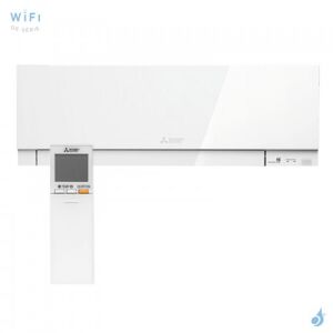 Mitsubishi Electric Climatiseur mural MITSUBISHI Serie Design MSZ-EF42VGKW 4.2kW Blanc Brillant WiFi Mural Multi Split Inverter Reversible