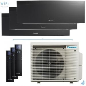 Climatiseur tri split DAIKIN Emura 3 3MXM40A9 FTXJ-AB 4kW tailles 20 + 20 + 20 Noir FTXJ20AB + FTXJ20AB + FTXJ20AB