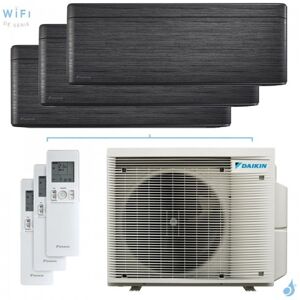 Climatiseur tri split DAIKIN Stylish 3MXM40A9 FTXA-BT 4kW tailles 15 + 15 + 25 Bois CTXA15BT + CTXA15BT + FTXA25BT