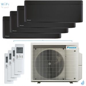 Quadri split DAIKIN Stylish 4MXM68A9 FTXA-BB 6.8kW tailles 15 + 15 + 15 + 20 Noir CTXA15BB + CTXA15BB + CTXA15BB + FTXA20BB