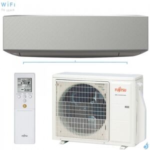 Climatiseur mono split FUJITSU ASYG07KETF-B + AOYG07KETA 2.0kW Serie KE WiFi Design Argent Takao Line Confort Plus PAC Inverter