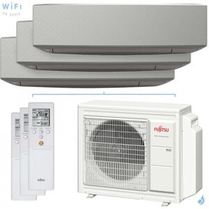 Climatiseur tri split FUJITSU KETF-B AOYG24KBTA3 6.8kW tailles 20 + 25 + 25 WiFi ASYG07KETF-B + ASYG09KETF-B + ASYG09KETF-B