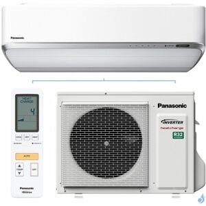 Climatiseur mono split PANASONIC 2.5kW CS-VZ9SKE + CU-VZ9SKE Heatcharge PAC air-air Reversible Silencieuse Special Chauffage