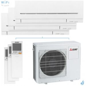 Mitsubishi Electric Climatiseur tri split Mitsubishi MSZ-AP MXZ-3F54VF4 5.4kW tailles 15 + 20 + 20 MSZ-AP15VGK + MSZ-AP20VGK (x2) WiFi de serie