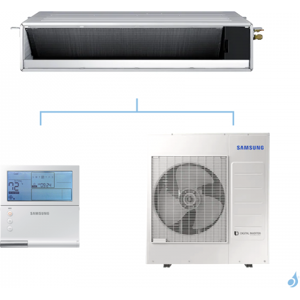 SAMSUNG Climatisation Mono Split Gainable Slim Basse pression Gaz R-32 AC071RNLDKG 7,1kW A++/A