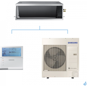 SAMSUNG Climatisation Mono Split Gainable Moyenne Pression Triphase Gaz R-32 AC100RNMDKG 10kW A+/A+