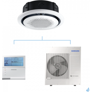 SAMSUNG Climatisation Mono Split Cassette Round Flow 360 Facade Ronde Monophase Gaz R-32 AC071RN4PKG 7.1kW A++/A+