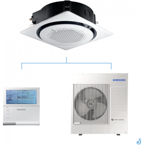 SAMSUNG Climatisation Mono Split Cassette Round Flow 360 Facade Carre Monophase Gaz R-32 AC071RN4PKG 7.1kW A++/A+