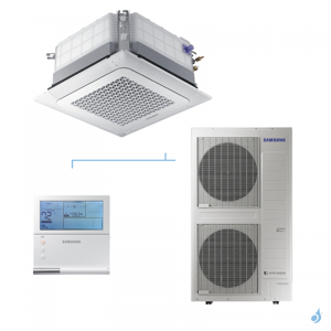 SAMSUNG Climatisation Mono Split Cassette 4 voies Wind-Free Monophase 800x800 Gaz R-32 AC140RN4DKG 13.4kW