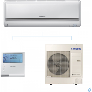 SAMSUNG Climatisation Mono Split Mural Max Monophase Gaz R-32 AC100RNTDKG 9.5 kW A+/A+