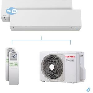 Climatisation bi-split Toshiba Shorai Edge 4kW taille 13 + 13 - RAS-B13/13N4KVSG-E + RAS-2M14U2AVG-E