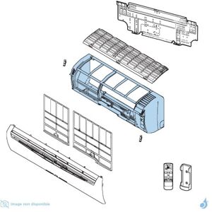 FUJITSU Corps Avant pour climatisation murale Atlantic Fujitsu LDC Réf. 891533