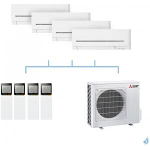 Mitsubishi Electric Mitsubishi MSZ-AP25VG + MSZ-AP25VG + MSZ-AP25VG + MSZ-AP35VG + MXZ-4F80VF