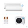 MIDEA climatisation bi split murale X TREM SAVE gaz R32 WiFi MSAGBU-09HRFN8 + MSAGBU-12HRFN8 + M20G-14HFN8-Q 4,1kW A++