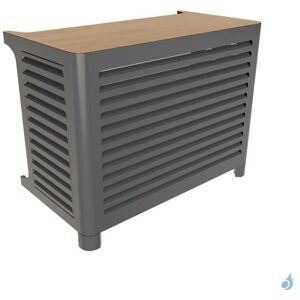 Poujoulat Cache climatisation OUTSTEEL Modele Mural Venitian RAL 7016