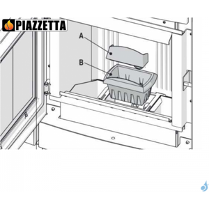 Deflecteur pour creuset brasero Piazzetta IP P163 P944 P96 LINE SUP G SOLANGE